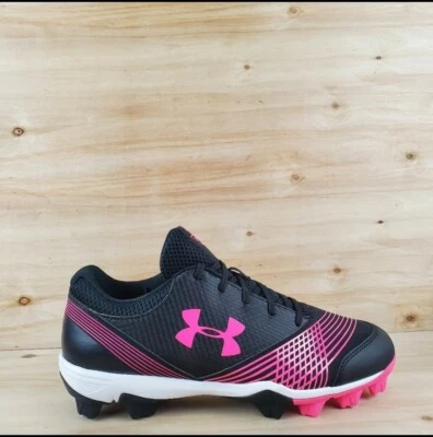 Under Armour UA Wmns Glyde RM Softball Cleats 1297334-064 Black/Pink SZ: - Image 1 of 4