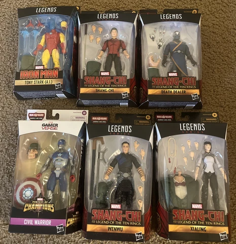 MR HYDE BUILD A FIGURE Hasbro Marvel Legends Series Shang-Chi Complete Set Of 6 Cover