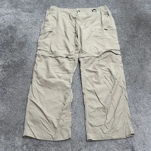 Columbia Omni Shade Convertible Pants To Short Mens 40x30 Brown Straight Outdoor - Picture 1 of 17