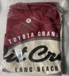 Camicia rossa vintage Toyota Grand Prix Of Long Beach Pit Crew XL sigillata in borsa - Foto 1 di 2