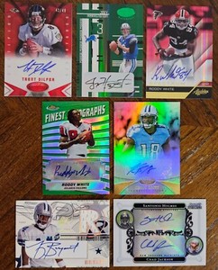 2000s FOOTBALL AUTO SP #d ROOKIE CARDS RODDY WHITE, HOLMES & MORE EX-NM+ *YCC*