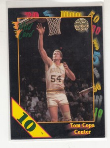 TOM COPA 1991-92 Wild Card NCAA 10 Stripe Parallel #102 Marquette Mint