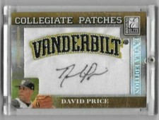 2007 Donruss Elite Collegiate Patches David Price Auto/Patch #217/250