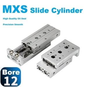 MXS12 Cylinder Rail Slide Platform Air cylinder Double Action 12mmBore40mmStroke - Picture 1 of 27