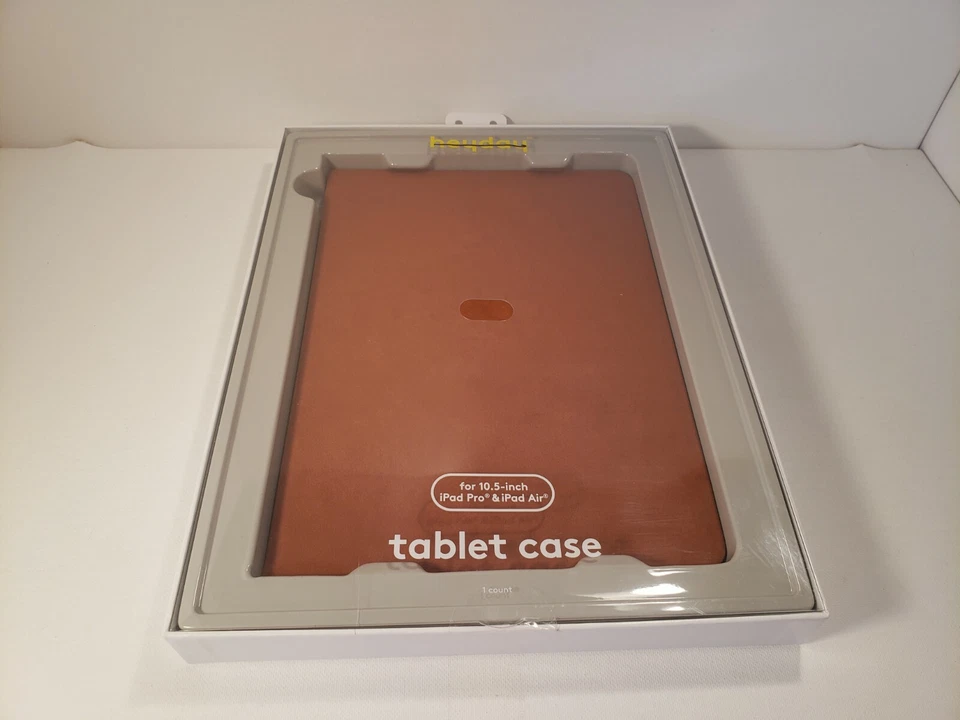 heyday Faux Suede Case for 10.5-inch iPads Tablet.  (Tan) any-angle Stand. - Image 1 of 4