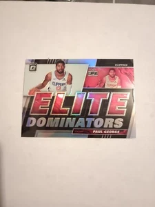 2019-20 PAUL GEORGE DONRUSS OPTIC #5 SILVER PRIZM ELITE DOMINATORS SP CARD PG13 - Picture 1 of 2