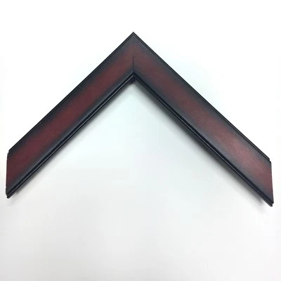 1 1/8" Readymade Wood Picture Frame (Red Sunburst) - Image 1 of 4