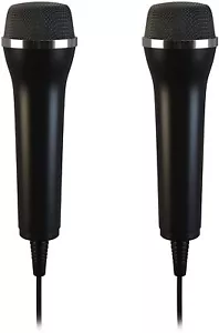 Lioncast Pair Of Universal USB Microphones for Computer and Karaoke Gaming - Picture 1 of 1