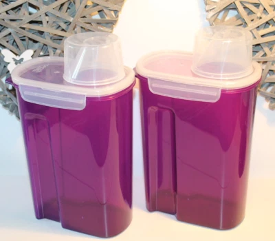 2 Lock und Lock LocknLock Vorratsdosen SET 2,4 Liter SCHÜTTFUNKTION     LILA - Bild 1 von 3