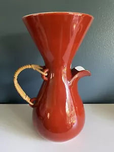 Burnt Orange Freeman Lederman Pitcher Carafe Kenji Fujita Mid Century Modern MCM - Picture 1 of 6