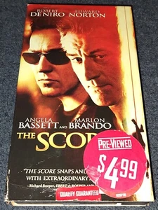 The Score VHS Robert De Niro Classic Crime Caper Paramount - Picture 1 of 6