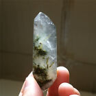 40G 68Mm Rare Green Lemurian Quartz Natural Green Hair Crystal Point Speciemn
