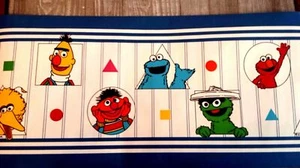 Sesame Street Big Bird Bert Wall Border Pre-Pasted 5 Yd. Roll Lot #10 Ernie  - Picture 1 of 2