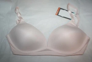 NEW WARNER'S flex revolution BRA WHAT WIRE RD3761A PINK poke free demi - Picture 1 of 4