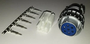 Yaesu 7 Pin Rotor & 6 Pin Controller Plug Combo G-450 G-800 G-1000 G-2800 DXA SA - Zdjęcie 1 z 7