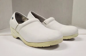 Cherokee*Harmony* Clog Nursing Slip-on Work Shoes●Sz.11●Leather Pre-Owned-Good - Picture 1 of 24