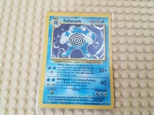 POKEMON POLIWRATH HOLOFOIL CARD 13/102 NEW FROM 1999 BASE SET 1 OWNER - Picture 1 of 2