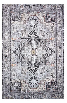 Alfombra oriental - Alfombra de sala de estar - Alfombra turca - Alfombra lavable de Kilimway Foto 1 de 4