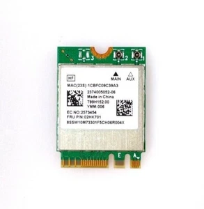 New Lenovo IdeaPad Flex 5 14ARE05 14IIL05 WiFi Card T99H152.00 GRADE B 02HK701 - Afbeelding 1 van 2