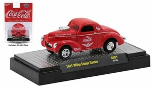 M2 Machines 1:64 1941 Willys Coupe Gasser "Coca Cola" Diecast Model 52500-GS01  - Picture 1 of 1