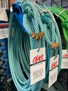 Cuerda de polietileno Synco Chaos 4 hilos Aqua, 9,5 x 50' Ranch - Imagen 1 de 1