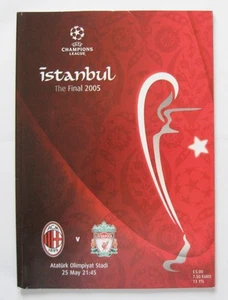 2005 Champions League Final AC MILAN v LIVERPOOL VG Condition Football Programme - Picture 1 of 3