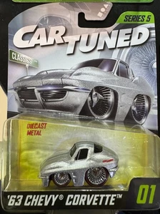 car tuned series 5 63 1963 Chevy Corvette Silver diecast Metal 1/64 scale - Picture 1 of 1