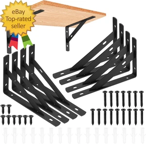 Schwerlast Regalträger 8 Stück L Form Metall Wandhalterung Regalträger - Bild 1 von 2
