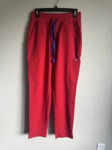 Figs Technical Collection Red Slim Leg Scrub Pants Womens S Workwear - Picture 1 of 9