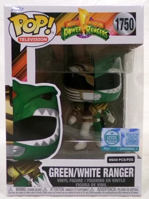 Funko Pop! Mighty Morphin Power Rangers 1750 Green/White Ranger EE Exclusive