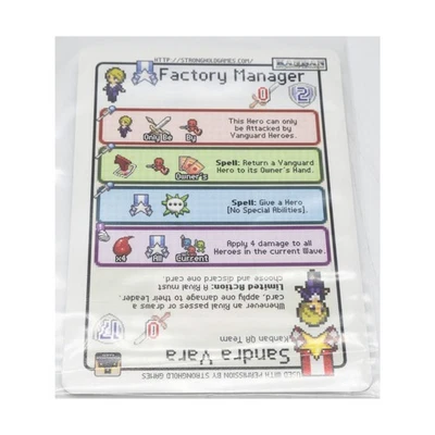 Level 99 Pixel Tactics Pixel Tactics - Factory Manager / Sandra Vara Bag NM - Image 1 of 2