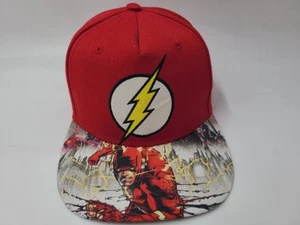 Youth The Flash DC Comics Snapback Hat Cap Comic Book Superhero Boys Girls Red - Picture 1 of 11