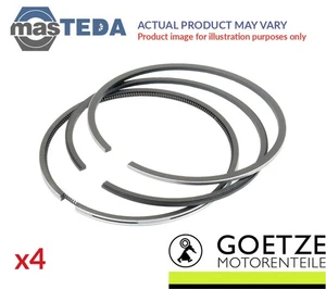 08-447800-00 ENGINE PISTON RING SET GOETZE ENGINE 4PCS STD FOR VW POLO,FOX - Picture 1 of 5