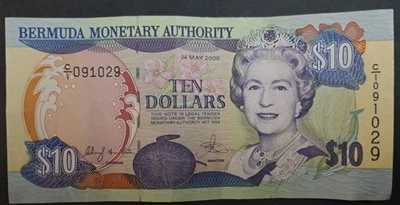 Bermudas 2000 10 dólares P52a C1-091029. Foto 1 de 2