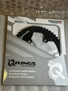 NUOVO! Anello Rotore Q Anello Catena Ovale 52 T Shimano 2x11 Compatibile Prezzo consigliato £100 - Foto 1 di 1