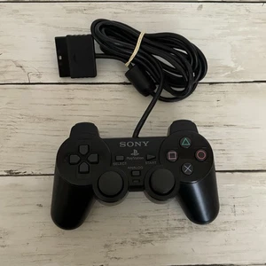 Sony Playstation 2 PS2 DualShock 2 Wired Controller Schwarz SCPH-10010 Getestet - Bild 1 von 18