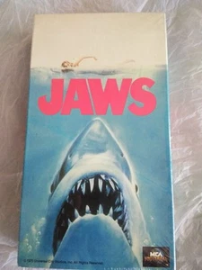 Jaws 1975 MCA Home Video Original Factory Watermark Sealed Vintage Movie - Bild 1 von 7