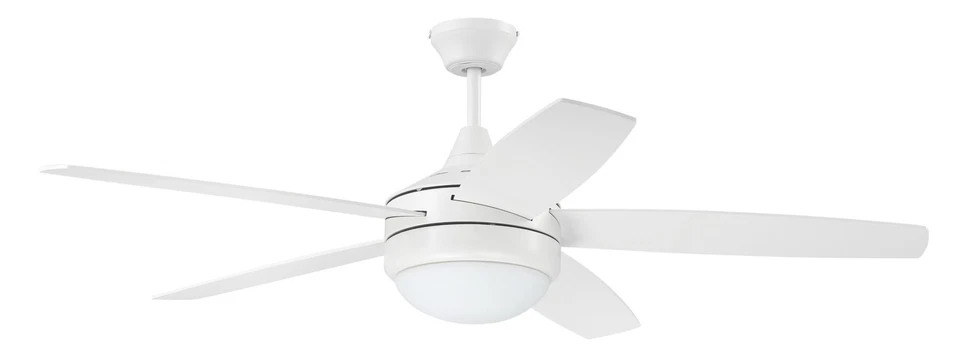 Craftmade PHZ52W5 Phaze II 52 inch White Ceiling Fan (Blades Included)
