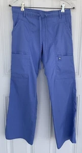 Cherokee Luxe Scrub Pants S Regular Ciel Blue Nursing Medical - Picture 1 of 3