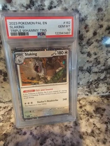 SLAKING - PSA 10 - 2023 Paldea Evolved - TRIPLE WHAMMY TINS #162 - Picture 1 of 1