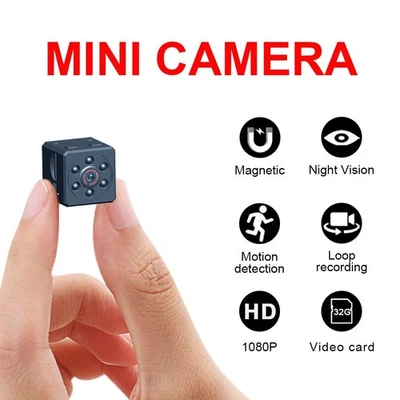 MD18E Mini-USB-Kamera-Magnetisch-HD-1080P-Micro-Cam Nachtsicht Video Camcorder - Bild 1 von 4
