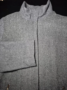 Mens Nautica 2X Big & Tall Full Zip Dress/Casual Jacket Gray - Picture 1 of 14