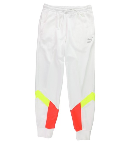 Puma Uomo Iconic MCS Pantaloni da Pista Atletica Bianco L 897100108376