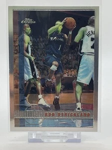 1997-98 Topps Chrome Basketball Card #197 Rod Strickland Washington Wizards - Picture 1 of 2
