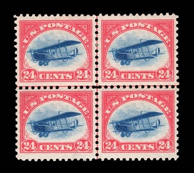 MOMEN: US #C3 CENTER LINE BLOCK MINT OG 2H/2NH VF PSE CERT LOT #94920 - Image 1 of 3