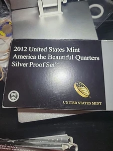 2012 America The Beautiful Quarters Silver Proof Set - Picture 1 of 1