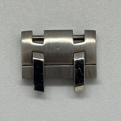 Genuine Concord Steel Saratoga Strap Band Bracelet 13MM Link Watch Part Silver - Image 1 of 4