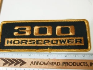 300 Horsepower Patch Vintage Automobile Engine Patch - Picture 1 of 1