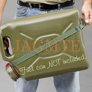 EASY POUR STRAP-1 Mango Olive Drab para su cetro Latas de COMBUSTIBLE o AGUA Militares - Imagen 1 de 5