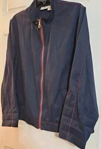 Cabeza de Pato Vintage Hombre Azul Cremallera Completa con Bolsillos Talla Extra Grande - Imagen 1 de 11